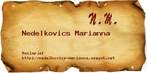 Nedelkovics Marianna névjegykártya